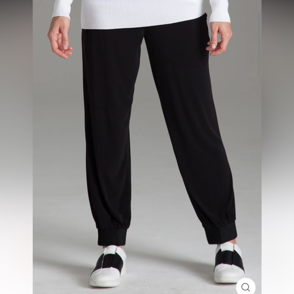Planet By Lauren G Matte Jersey Sock Pant Jogger Xs